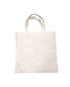Large Non-Woven White Sublimation Tote Bag - 14.5" x 15.4" - 10/case