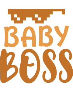 Baby boss SVG cut file
