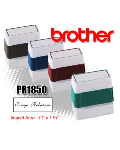 Brother Stamp 1850 Replacement - Customizable Pre-Inked Rubber Stamp