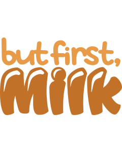 But first milk / Baby shirt design
