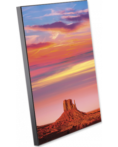 Chromaluxe MDF Chamfer Sublimation Photo Wall Panels with Black Edge and Keyhole - 20" x 30" (4/case)
