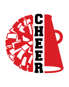 CHEER POM MEGAPHONE