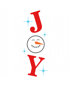 CHRISTMAS JOY SNOWMAN SPARKLES