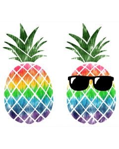 Tie-Dye Pineapple Sublimation 