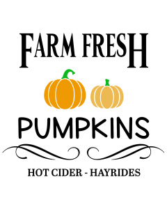 Farm Fresh Pumpkins SVG | Fall Sign SVG