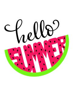 Hello Summer Watermelon SVG | Summer SVG