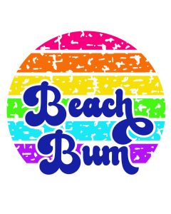 Beach Bum SVG | Retro Style Summer SVG