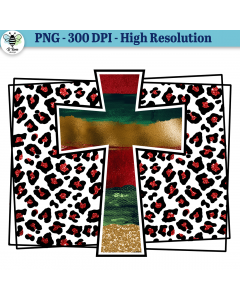 Christmas Cross PNG | Christmas Sublimation