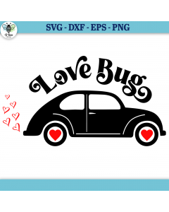 Love Bug Valentine's Day SVG