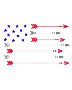 American Flag SVG | Arrow Flag | Independence Day SVG