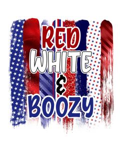 Red White and Boozy Sublimation | Fourth of July PNG