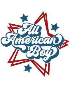 All American Boy Patriotic SVG Cut File