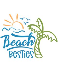 Beach Besties SVG Cut File