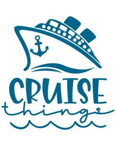 Cruise Things SVG for diy beach bags & travel totes