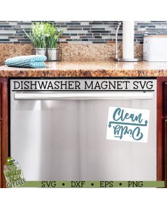 Dirty Clean Dishwasher Kitchen SVG