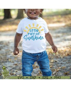 Little Ray of Sunshine Baby SVG File