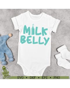 Milk Belly Baby SVG File
