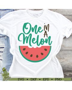 One in a Melon Watermelon SVG