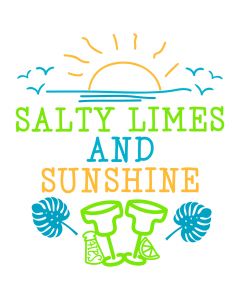 Salty Limes and Sunshine Summer Beach SVG