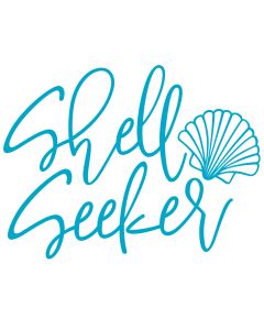 Shell Seeker Beach SVG Cut File
