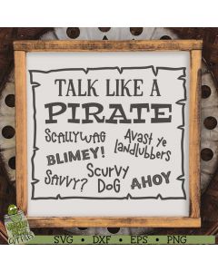 Talk Like a Pirate SVG
