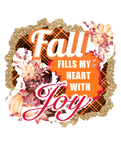 Fall Joy Sublimation Design, Autumn Thanksgiving