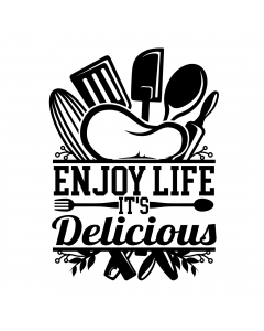 Enjoy life it's delicious SVG