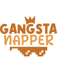 Baby shirt design / Gangsta Napper