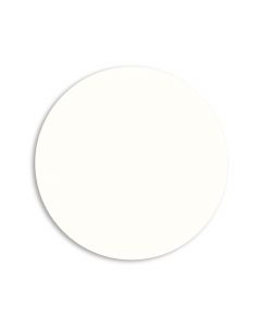 Dynasub Gloss White Aluminum Insert - Round - 1"