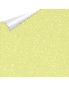 CLEARANCE 20" Siser Glitter Heat Transfer Vinyl x 1 yard - Neon Yellow
