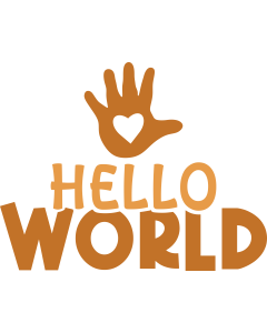 Hello World / Baby shirt design