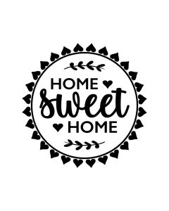 Home Sweet Home Round Sign SVG for Home, Farmhouse 