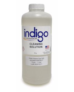 Indigo Ink for Water Based Dye Sublimation 1 Liter - Cleaning Solution 
