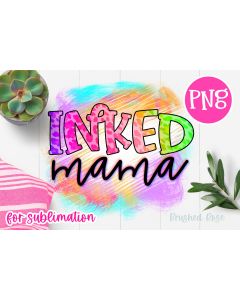 inked Mama Sublimation| cheetah leopard print PNG| tattoos