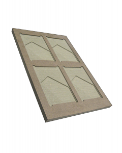 13" x 19" MDF Board Jig for 5" x 7" Chromaluxe Photo Panels