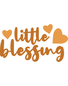 Baby shirt design / Little blessing