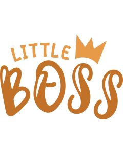 Baby shirt design / Little boss