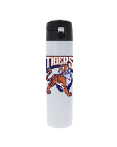 Stainless Steel Sublimation Sport Water Bottle with Slanted Handle - 12oz.