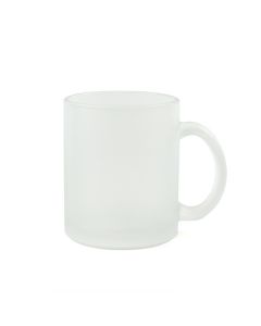 Frosted Glass Sublimation Mug with Handle - 11oz.