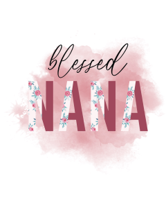 Blessed Nana SVG - Pink