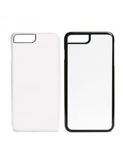 Plastic iPhone 7/7S Plus Sublimation Phone Case w/ Metal Insert