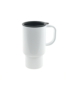 Plastic 15 oz. Sublimation Travel Mug with Handle