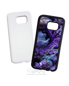 Rubber Samsung Galaxy S7 Sublimation Case- Black - Sold as Each - CLEARANCE