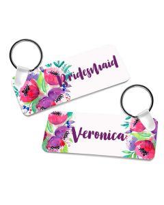 Aluminum Rectangle Sublimation Keychain - 1.25" x 3" (50/case)