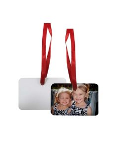 Landscape Borderless Aluminum Sublimation Holiday Ornament - 2" x 3" (5/Pack)  - CLEARANCE