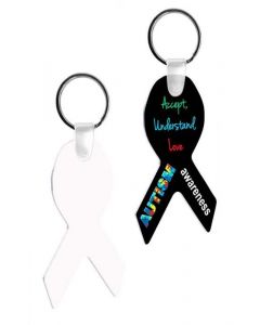 Awareness Ribbon Aluminum Sublimation Keychain (50/case)