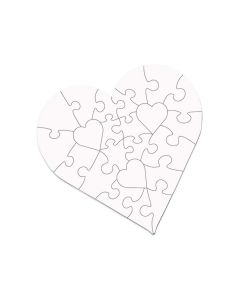 Heart 25 pc Sublimation Jigsaw Puzzle (6.7″ x 6.7″) –