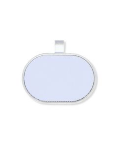 Oval Bezel Pendant with Insert – 1” x 1.5” (25/case)