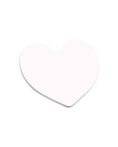 Heart FRP Plastic Sublimation Magnet - 2.5"