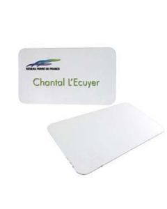 Aluminum Sublimation Insert for Sticky Note and Business Card Holders - 2" x 3.5"